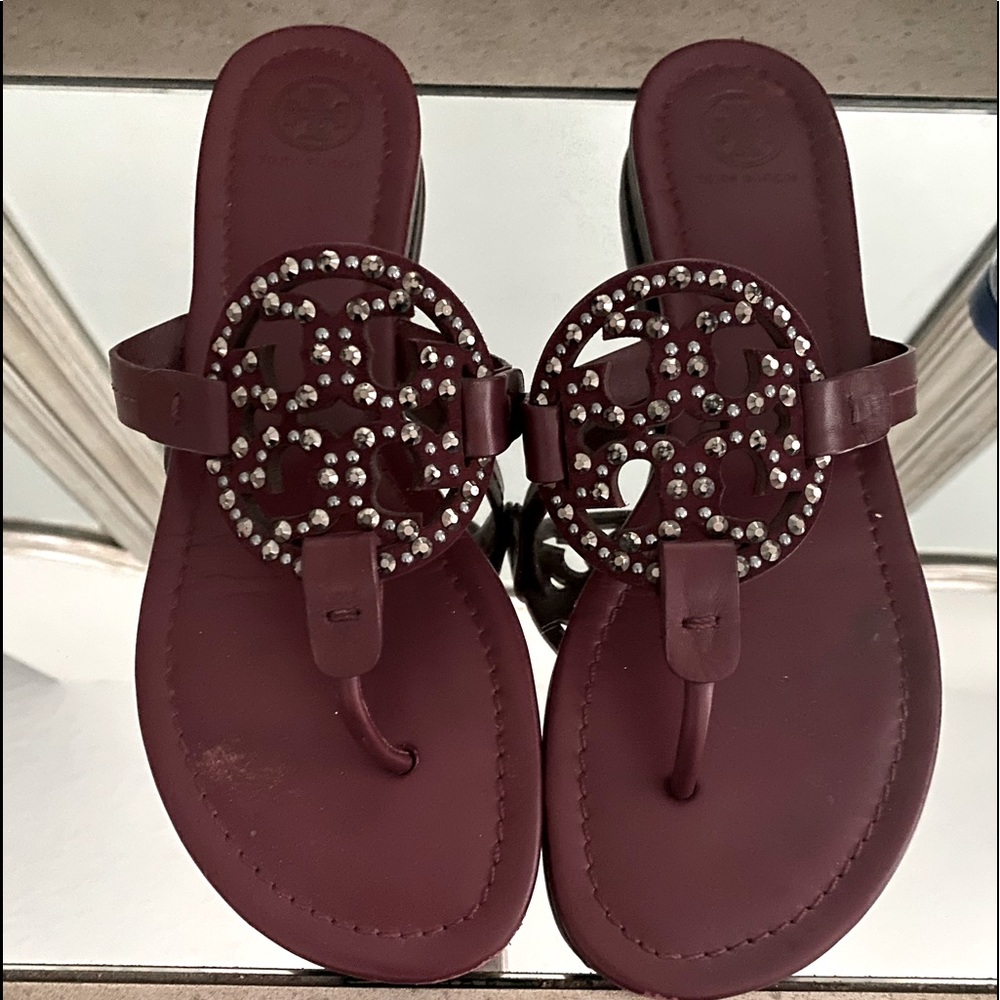Tory Burch Miller sandal with rhinestones